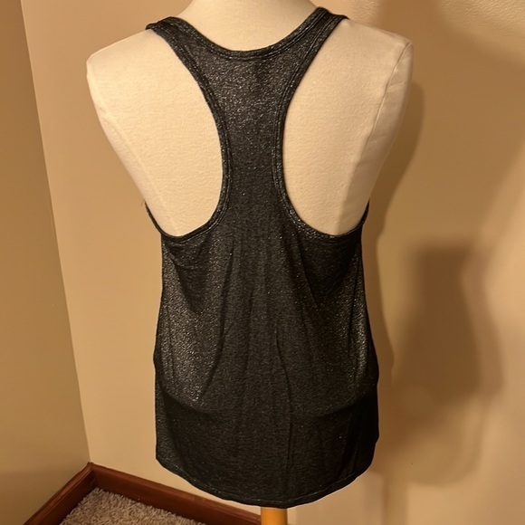 Michael Stars Black Glitter Racerback Tank - Picture 4 of 6